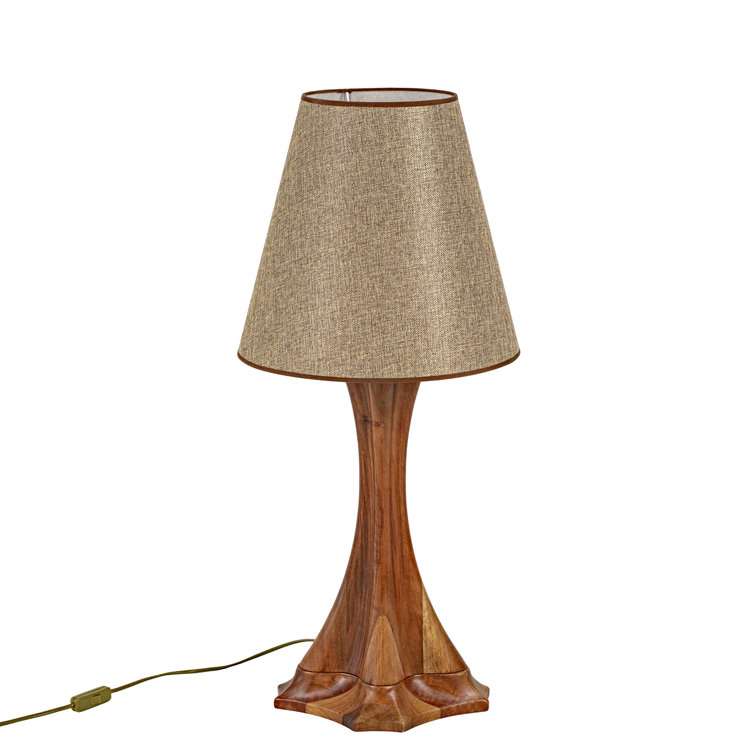 Angora Solid Wood Table Lamp Wayfair Canada
